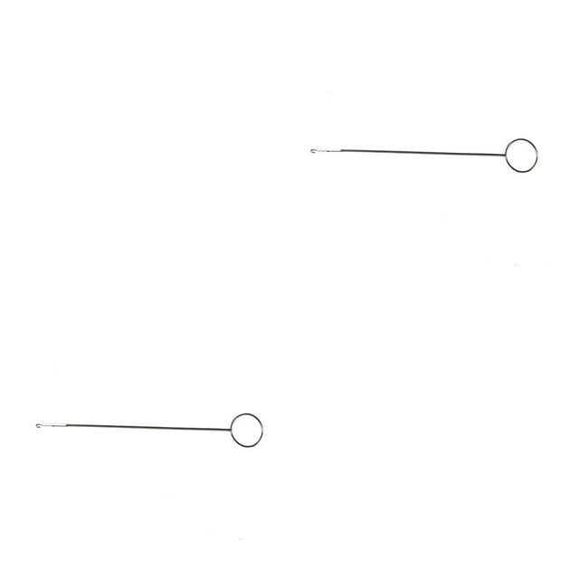 Guardoinrt Stainless Steel Crochet Hook Ergonomic Crocheting Needles Accessories Short 2Set