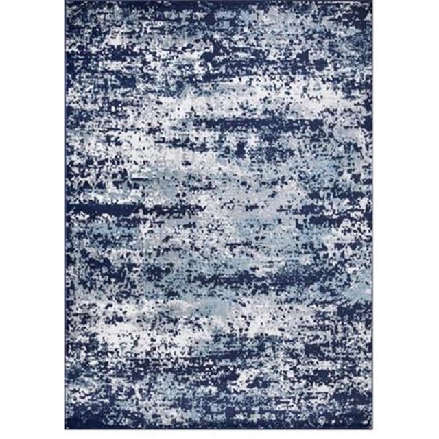 Concord Global Trading 69553 3 x 4 ft. Jefferson Abstract Rectangle Area Rug, Navy