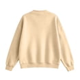 thumbnail image 4 of Cardigan Sweatshirt for Women Long Sleeve Button Front Open Front Lightweight Loose Fit Daily Outerwear with Pockets, 4 of 8