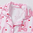 thumbnail image 6 of Valentine's Day Pajama Set for Women 2 Piece Lounge Set Short Sleeve Tops and Shorts Soft Sleepwear S-XXL, 6 of 9