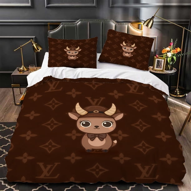 Funda de edredón de 3 piezas con patrón de nubes en azul y blanco, ropa de cama para dormitorio moderno