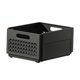 thumbnail image 3 of Organizador de cajones profundos, contenedor de almacenamiento ajustable, divisor, almacenamiento plegable negro, 3 of 9