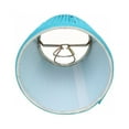 thumbnail image 4 of Renovators Supply Blue Lamp Shade 4-inch Fabric Clip-On Traditional Style Shades, 4 of 7