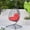 Red, variant on Egg Chair with Stand, Indoor Outdoor PE Wicker Hanging Egg Chair, Patio Swing Chair Basket Chair Hammock Chair with Stand for Bedroom Living Room Balcony, Beige