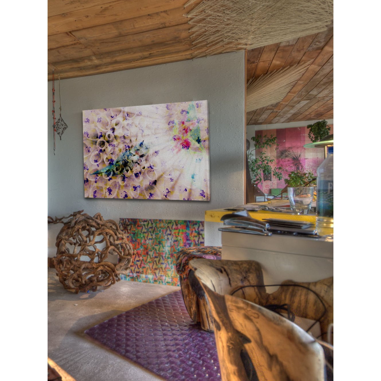 Parvez Taj Weightless Art Print on Premium Canvas
