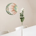 thumbnail image 3 of Sun and Art, Garden Wall Hanging Sun Moon Metal Wall Decor for Patio Indoor Porch Living Room Fence -, 3 of 6