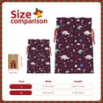 thumbnail image 3 of Pofeuu Space Dinosaur Print Burlap Bags with Drawstrings Drawstring Gift Bags Pouch Bag for Thankgiving Birthday Party Gift Wrapping Treats and Party Favors-Medium, 3 of 9
