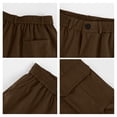 thumbnail image 6 of Cargo Shorts for Men Hiking Relaxed Fit Lightweight Bermuda Shorts Below the Knee Travel Summer Tactical Shorts, L, 6 of 7