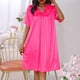 thumbnail image 1 of Camisones cortos para mujer, lencería, ropa de dormir, pijamas holgados de color liso, vestidos de mujer, 1 of 4