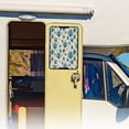 thumbnail image 2 of Psesaysky RV Door Window Shade 17.3'' x 26'', Half-Fold Design RV Window Cover with UV Protection and Privacy Features for Campers, Travel Trailers, Hook and Loop Design (Green Cactus Floral), 2 of 7