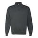 thumbnail image 1 of Sudadera con cuello de cadete y cremallera de 1/4 Jerzees NuBlend color negro 2XL 995MR, 1 of 1