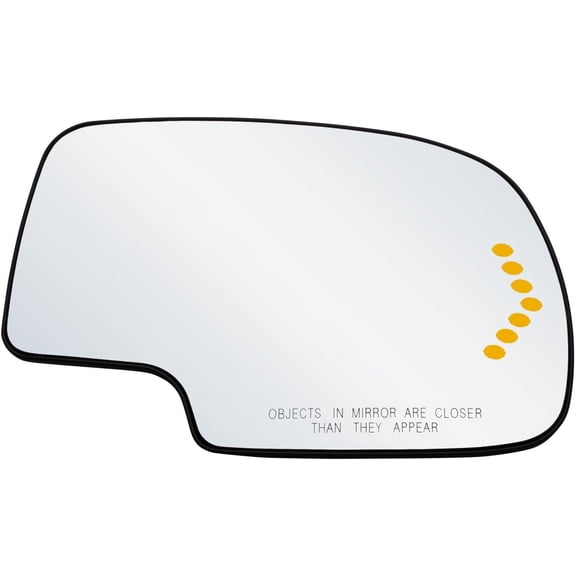 Rugged TUFF Passenger Side Mirror Glass for 00-06 Escalade Avalanche Silverado Suburban Tahoe Sierra Yukon (Signal LED)