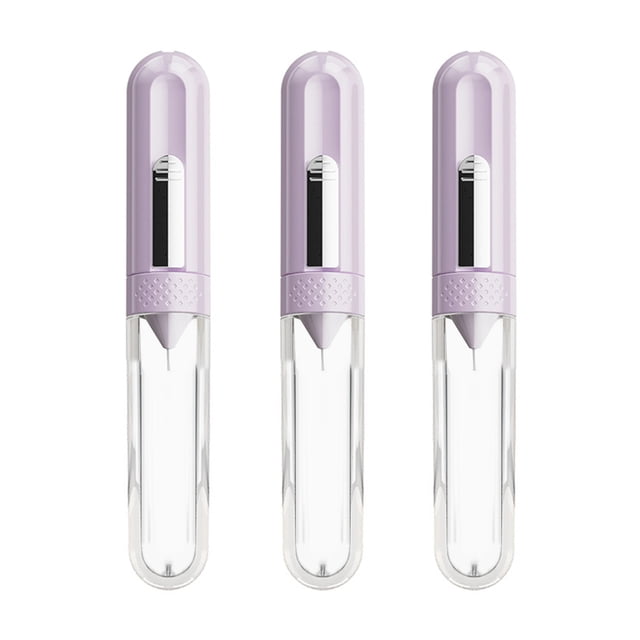 Hioecau 5 in 1 Needle Threader Seam Remover Needle Threading Tool Seam Opener with Needle Holder for Sewing Enthusiasts