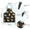 thumbnail image 7 of Shiba Inu Kids Aprons for Girls and Boys,Adjustable Neck Strap Toddler Aprons for Kids Cooking Baking, 7 of 7