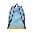 thumbnail image 2 of Bixox Blooming Sunflower Field Printing Canvas Backpack Lightweight Casual Travel Backpack School Backpack Fits 15.6 Inch Notebook, 2 of 5