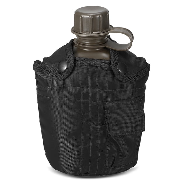 1L Cantine Bouteille Camping Randonnée Randonnée Survival Bouteille d'Eau Bouilloire avec Couvercle