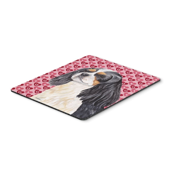 Carolines Treasures SC9248MP "Cavalier Spaniel Hearts Love and Valentines Day Portrait Mouse Pad Hot Pad or Trivet"