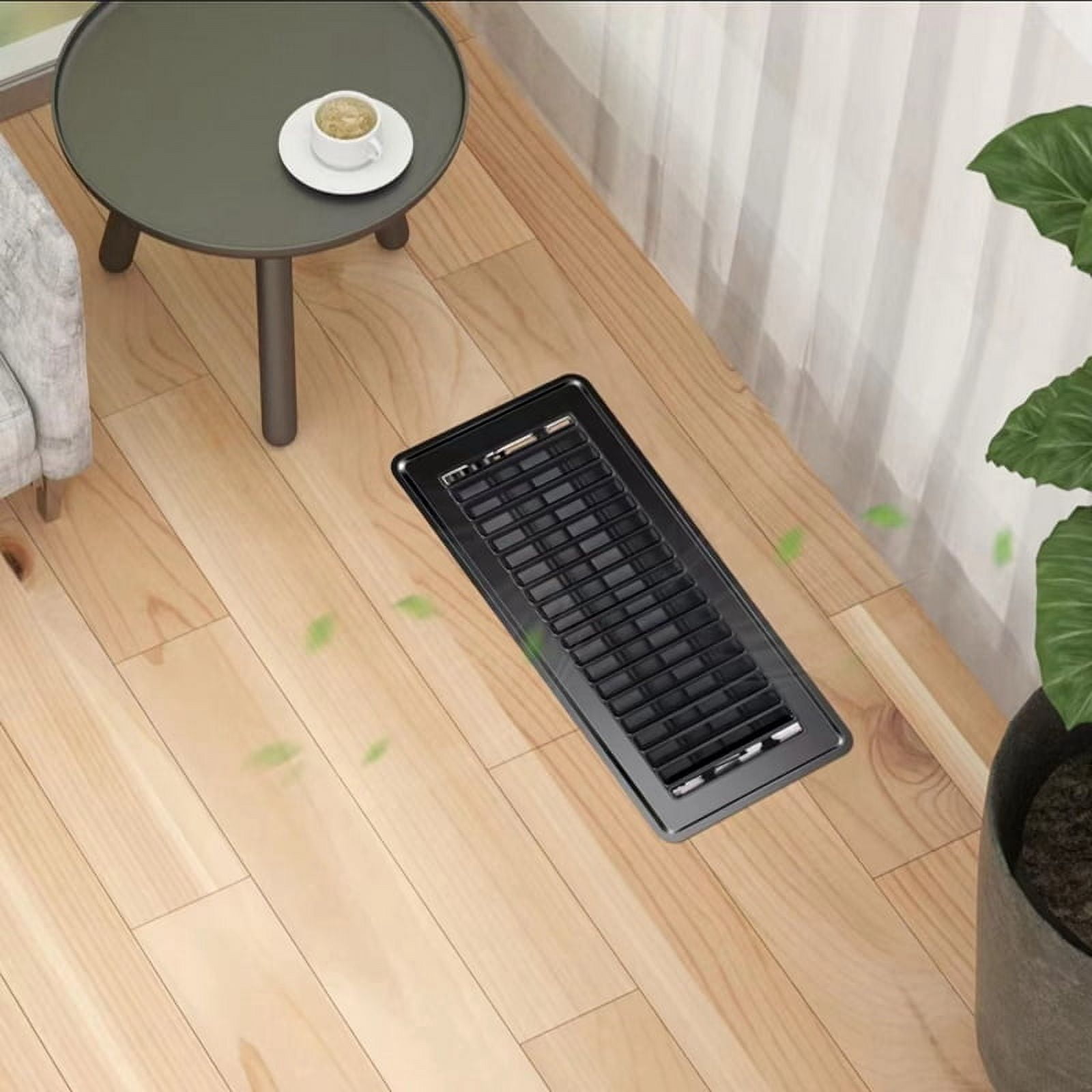 2pcs Floor Register 4x10Inch,Heavy Duty Floor Vents,Heat Air Vent Covers,Floor Vent Covers for Heater Floor Register A