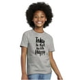 thumbnail image 5 of Perfect Day Happy Inspiring Happiness Girls Kids T Shirt Tees Teen Brisco Brands XS, 5 of 6