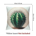 thumbnail image 4 of nygtbtfer Hopyeer Rustic Mexican Desert Cactus Plant Throw Pillow Covers &nbsp; RealisticLinen Pillow Case Square Home Sofa Couch Chair Pillow Cushion Case (RM-Cactus) White, 4 of 7