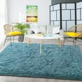 thumbnail image 2 of Softlife Super Soft Rug For Living Room Fluffy Rugs For Dorm Room Cute Plush carpet For Bedroom,3'x 5'，Dusty Blue, 2 of 8