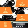 thumbnail image 5 of Sakiyr 12V Ride on Truck, Kids Electric Vehicles with Remote Control, Spring Suspension, LED Lights, Bluetooth, 2 Speeds - White, 5 of 8