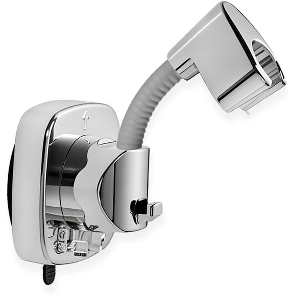 Suction Cup Handheld Shower Head Holder - Reusable - 360 Swivel Adjustable - Wall Mount Shower Wand Holder