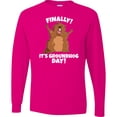 thumbnail image 3 of Inktastic Finally It's Groundhog Day Long Sleeve T-Shirt, 3 of 5