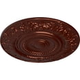 thumbnail image 3 of Ekena Millwork 20 7/8"OD x 1 1/4"P Biddix Ceiling Medallion (Fits Canopies up to 7 1/2"), Hand-Painted Antique Copper, 3 of 7