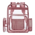 thumbnail image 2 of Clearance Office&Craft&Stationery under $10,0.4mm Transparent Backpack Backpack Student Backpack PVC Fabric Backpack Male And Female Students Backpack Adult Backpack Trend Transparent Casual, 2 of 7