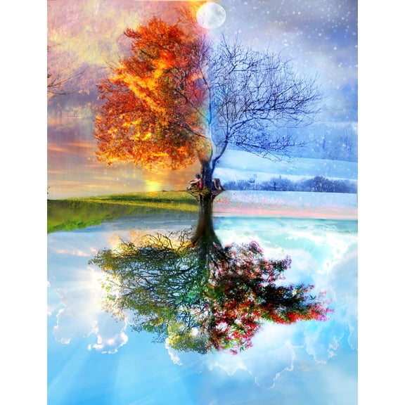 30*40cm 5D Diamond Painting Kits Full Drill for Adults Crystal Craft Kids Diamond Art Kits Gem Painting Paint with Diamonds Bead Art Gift A24