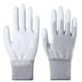 thumbnail image 1 of Guantes recubiertos de PU, blancos, libres de polvo, electrónicos, antiestáticos, recubiertos, guantes de trabajo, guantes recubiertos de PU, 1 of 1