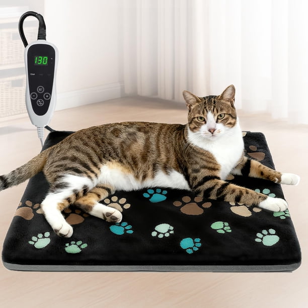 Almohadilla térmica Cat GOLOPET, termostato inteligente impermeable de 46 x 46 cm