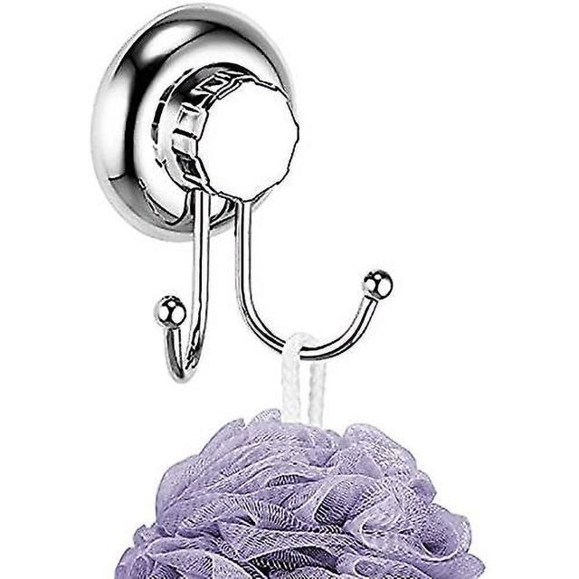 Gancho De Ventosa - Sistema De Vacío - Sin Perforación - Gancho Para Albornoz De Acero Inoxidable - Gancho Para Toallas Para Baño Y Cocina