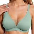 thumbnail image 1 of Brasier Sujetador de Malla sin Aros con Ajuste Superior para Mujer con Sujetador Cómodo de Tela de Mantequilla Mediana, 1 of 3