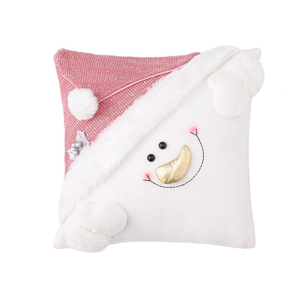 Nieve De Navidad Santa Throw Pillow Sofá Almohada Cojín De Navidad Para Home Party Office Car Minnieouse HA040892-01