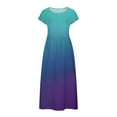 thumbnail image 4 of Summer Plus Size Dresses for Womens 2025 Fashion Sleeveless Maxi Pockets Linen Loose Baggy Kaftan Long Dress, 4 of 5
