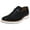 Black, variant on LIBERTYZENO Mens Classic Faux Leather 3D Effect Casual Slip On Loafers