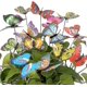 thumbnail image 4 of Paquete de 50 mariposas de colores CHAO para decoración de jardín en palitos, 4 of 4