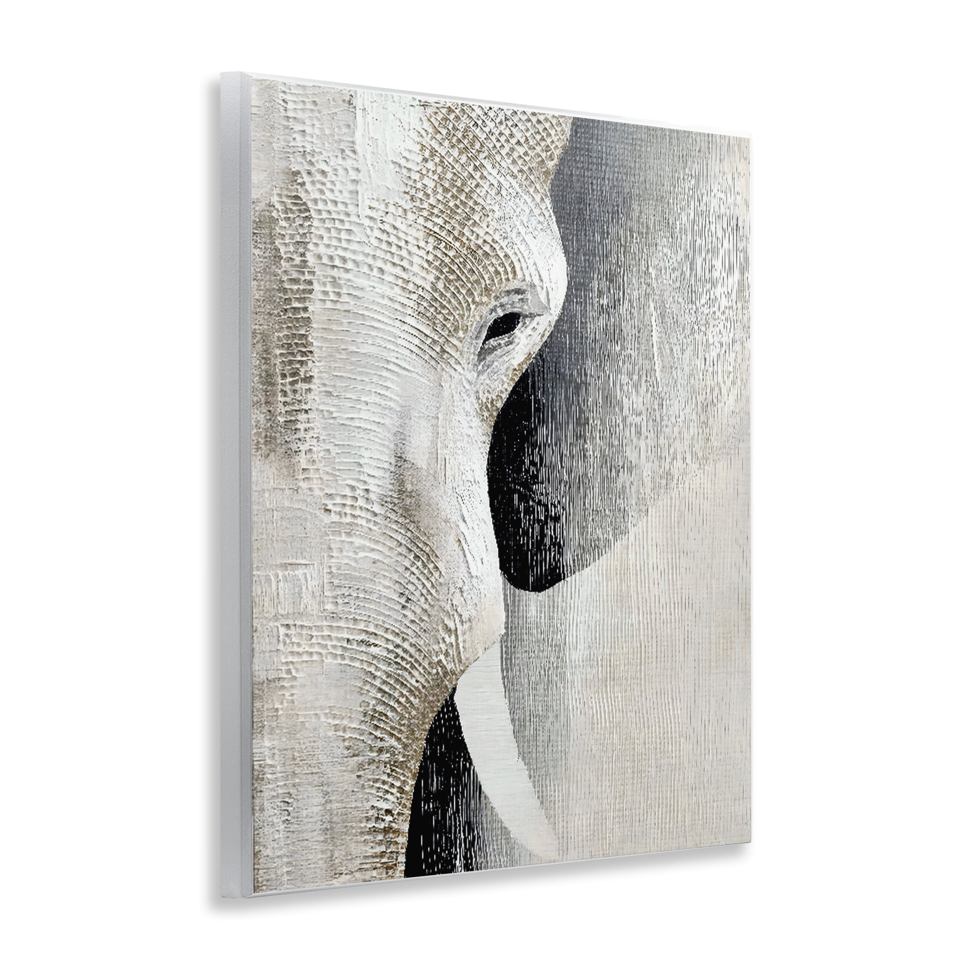 Stupell Industries Faux Textured Elephant Wall Plaque Art, design by LSR Design Studio