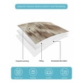 thumbnail image 5 of Tan Forest Twin XL Size Down Alternative Comforter, Lightweight Comforter Quilt Bedding Set with Pillow Shams Trees Woods Vintage Natural Watercolor All Seasons Bed Comforter Duvet Insert 68"x98", 5 of 7