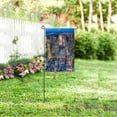 thumbnail image 2 of SUNENAT Beautiful NYC New York City Skyline at Sunset Decorative Flag Garden Flag House Banner for Wishing Party Wedding Yard Home Decor 12" x 18" (Without Flagpole), 2 of 3