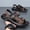 Brown, variant on Men's 2-in-1 Sport Sandals - Adjustable Breathable Casual Slides for Outdoor & Daily Wear