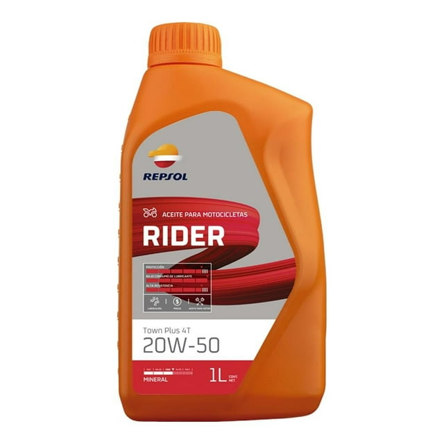 Aceite para Motocicleta Repsol Town Plus 4T 20W50 1 LT