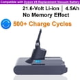thumbnail image 3 of Batería de repuesto Tacerny compatible con Dyson V8, 3 of 9