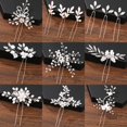 thumbnail image 2 of Horquillas para el cabello, accesorios para el cabello para mujer, accesorios de boda, pinzas para el cabello, joyería, perla, diamantes de imitación, flor, horquillas para el cabello, tocado Tan Jianjun unisex, 2 of 2