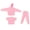 Pink, variant on Fabric Miniature Soldier Garment Set Hoodie Sweatpants TShirt Clothing Set For Collectible Figure Dressingup