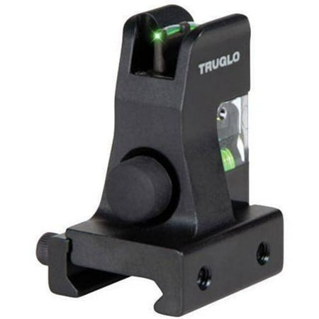 Truglo TG115 AR15 Green Fiber Optic Front AR-15, Black