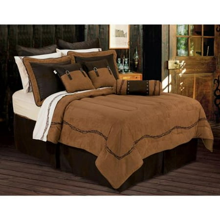 hiend accents embroidered barbwire 6 piece comforter set hiend accents embroidered barbwire 6 piece comforter set