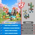 thumbnail image 4 of Bloques de construcción magnéticos Magnetopia 200 unidades para niños mayores de 3 años, 4 of 6